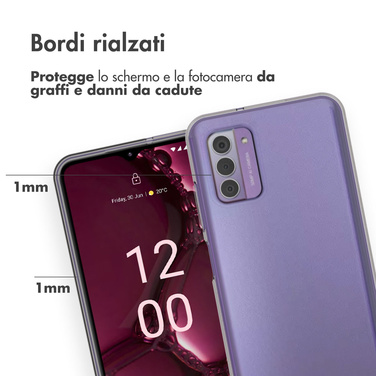 Accezz SH00065529 mobile phone case Transparent – image 4