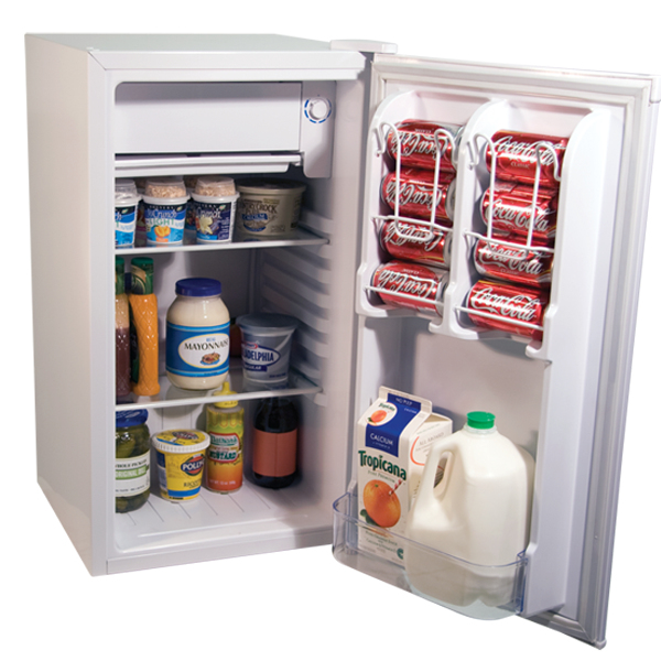 Haier HNSE032 combi-fridge Freestanding White – image 3