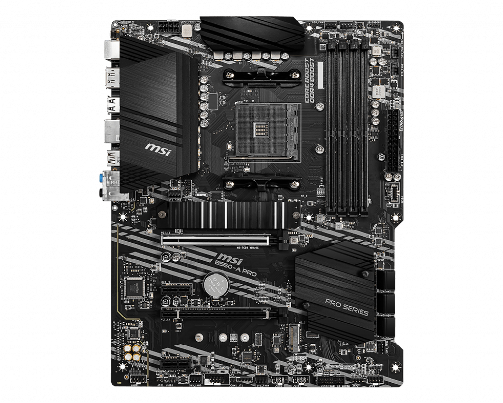 MSI 911-7C56-023 motherboard AMD B550 Socket AM4 ATX – image 1