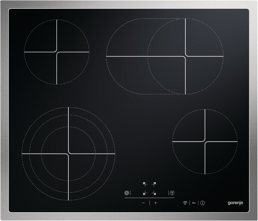 Gorenje ECT680AX hob Black Built-in Ceramic hob 4 zone(s)