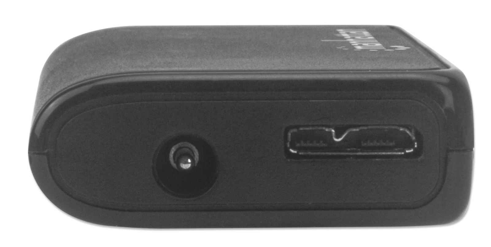 Manhattan MH USB 3.0 4 Port Hub with Extra Power (Euro 2-pin plug) – image 2