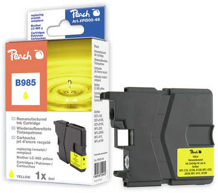 Peach PI500-48 ink cartridge 1 pc(s) Standard Yield Yellow