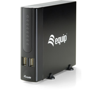 Equip 128928 interface hub 480 Mbit/s Black