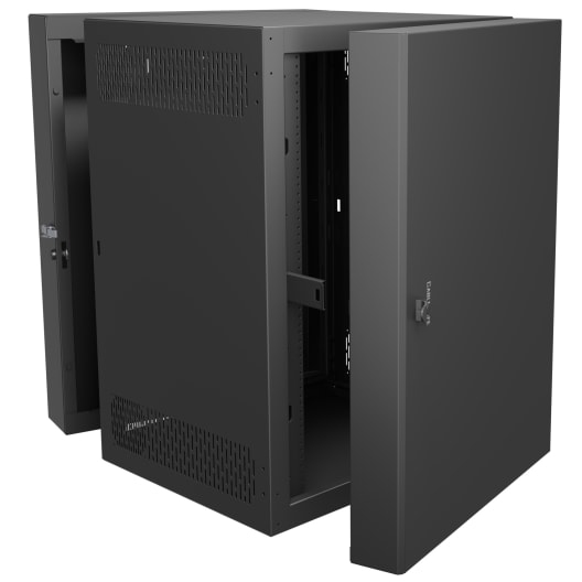 Middle Atlantic CWR-18-30SD4 rack cabinet 18U Wall mounted rack Black – image 1
