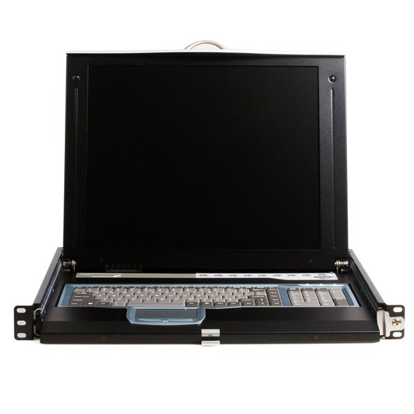 StarTech.com 1U 17" Rackmount LCD Console with Integrated 16 Port IP KVM Switch – image 2