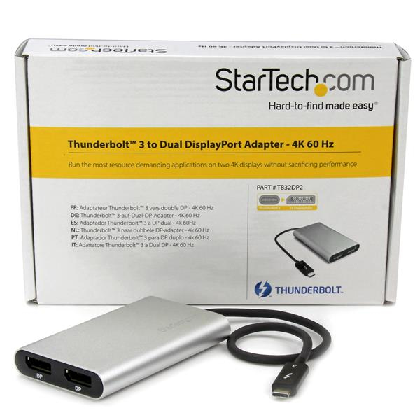 StarTech.com Thunderbolt 3 to Dual DisplayPort Adapter - 4K – image 6