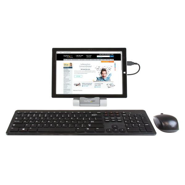 StarTech.com 3-Port USB 3.0 Hub for Laptops & Windows Based Tablets + Fast-Charge Port & Device Stand – image 8
