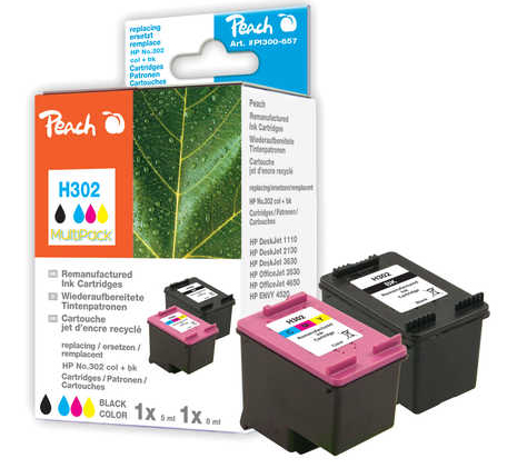 Peach PI300-657 PagePack Black, Cyan, Magenta, Yellow