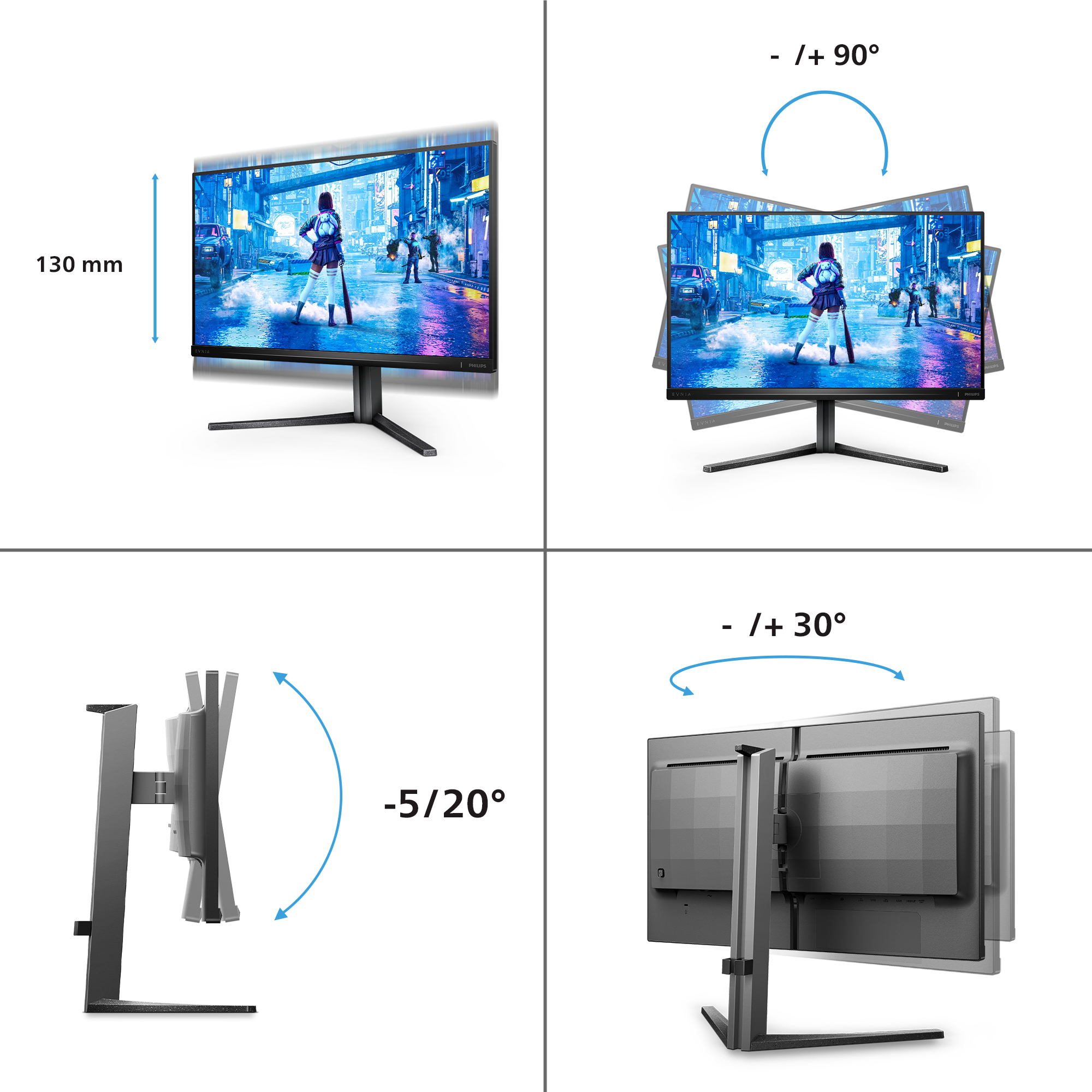 Philips Evnia 5000 25M2N5200P/11 computer monitor – image 4