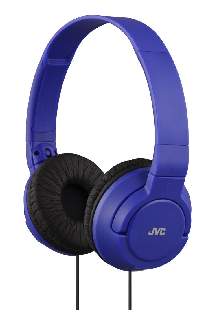 JVC HA-S180-A-E headphones/headset Wired Head-band Music Blue – image 1