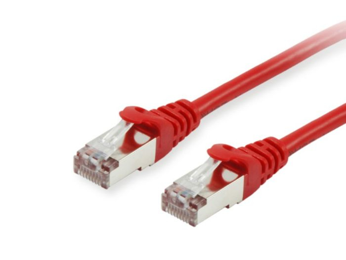 Cat.6A S/FTP Patchkabel, Rot, 1.5m