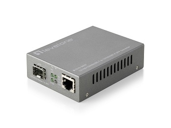 LevelOne 10/100/1000BASE-T to 1000BASE-X SFP Smart Converter – image 1