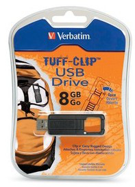Verbatim 8GB TUFF-CLIP USB Drive – image 2
