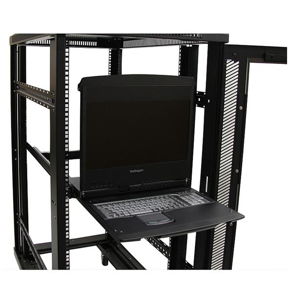 StarTech.com 1U 17” HD 1080p Dual Rail Rackmount Widescreen LCD Console – image 7