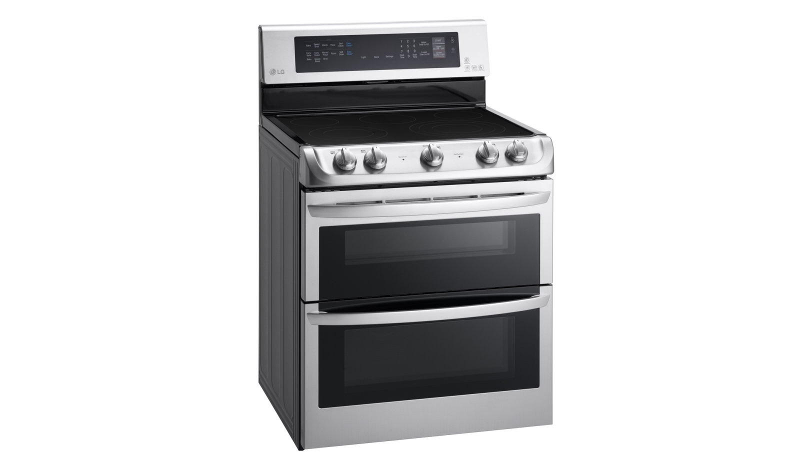 LG LDE4415ST cooker Freestanding cooker Electric Stainless steel – image 3