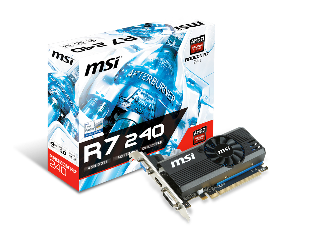 MSI V809-845R graphics card AMD Radeon R7 240 – image 2