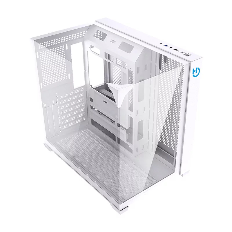 Hiditec SKY Tower Transparent, White – image 3