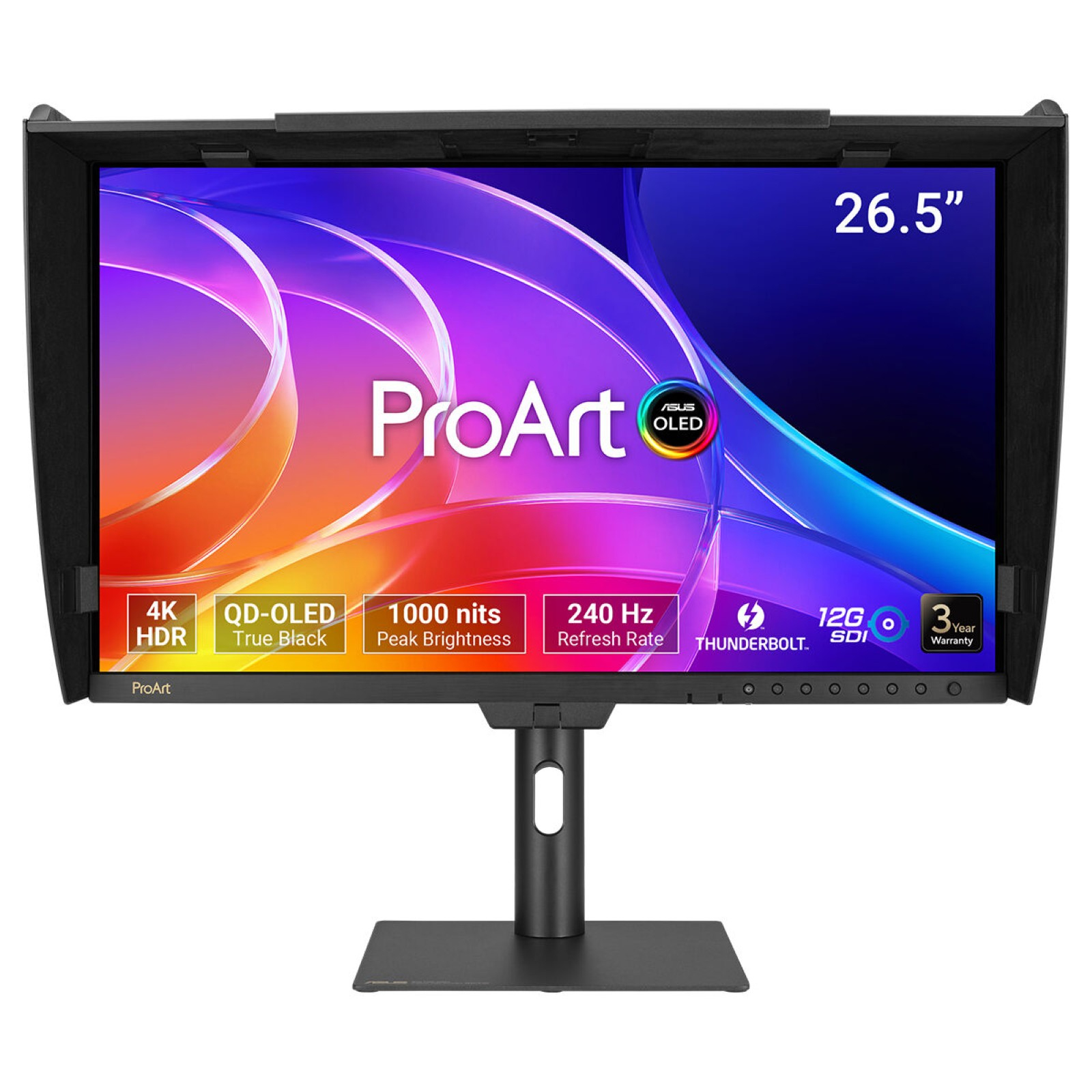 MONITOR Asus PA27USD ProArt OLED 26.5" OLED 3840 x 2160 HDMI Altavoces