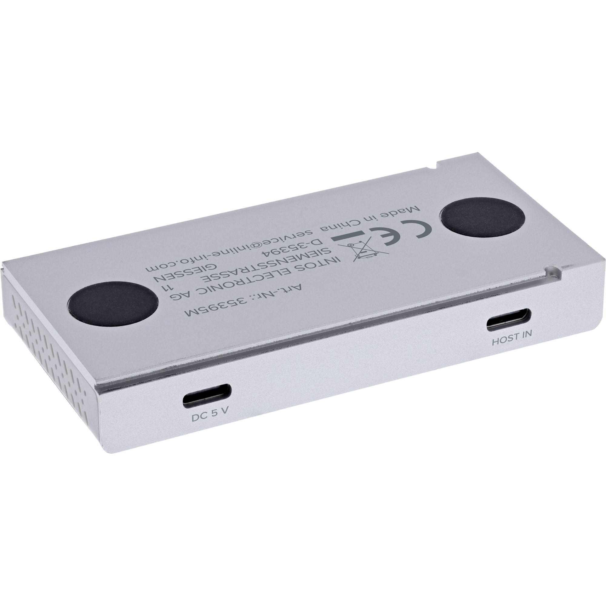 InLine 35395M interface hub USB 3.2 Gen 2 (3.1 Gen 2) Type-C 10000 Mbit/s Silver – image 5