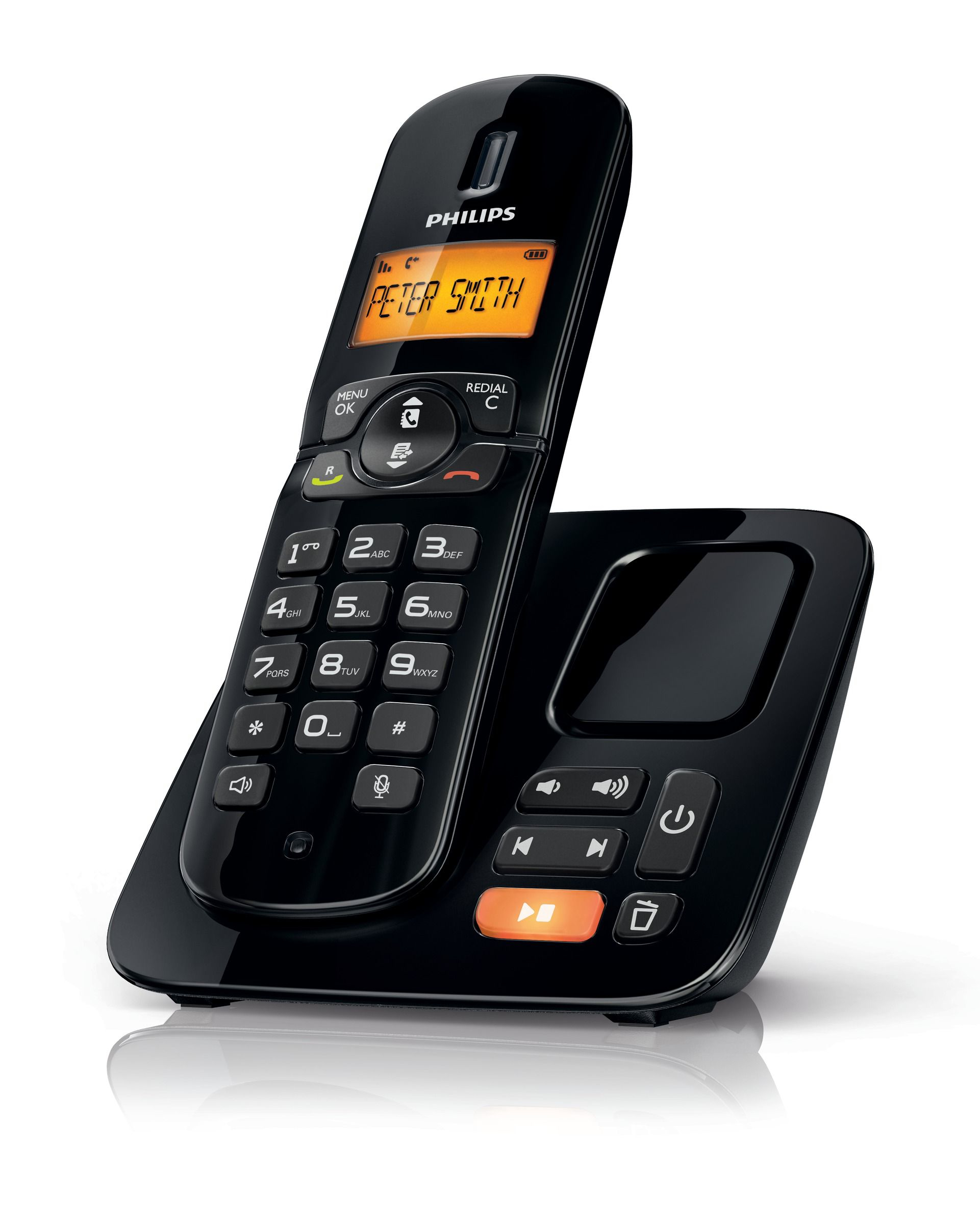 Philips BeNear CD1861B/FR telephone DECT telephone Caller ID Black – image 2