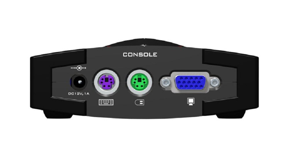 Neomounts KVM switch, 2-port, PS/2, audio, remote control – image 2