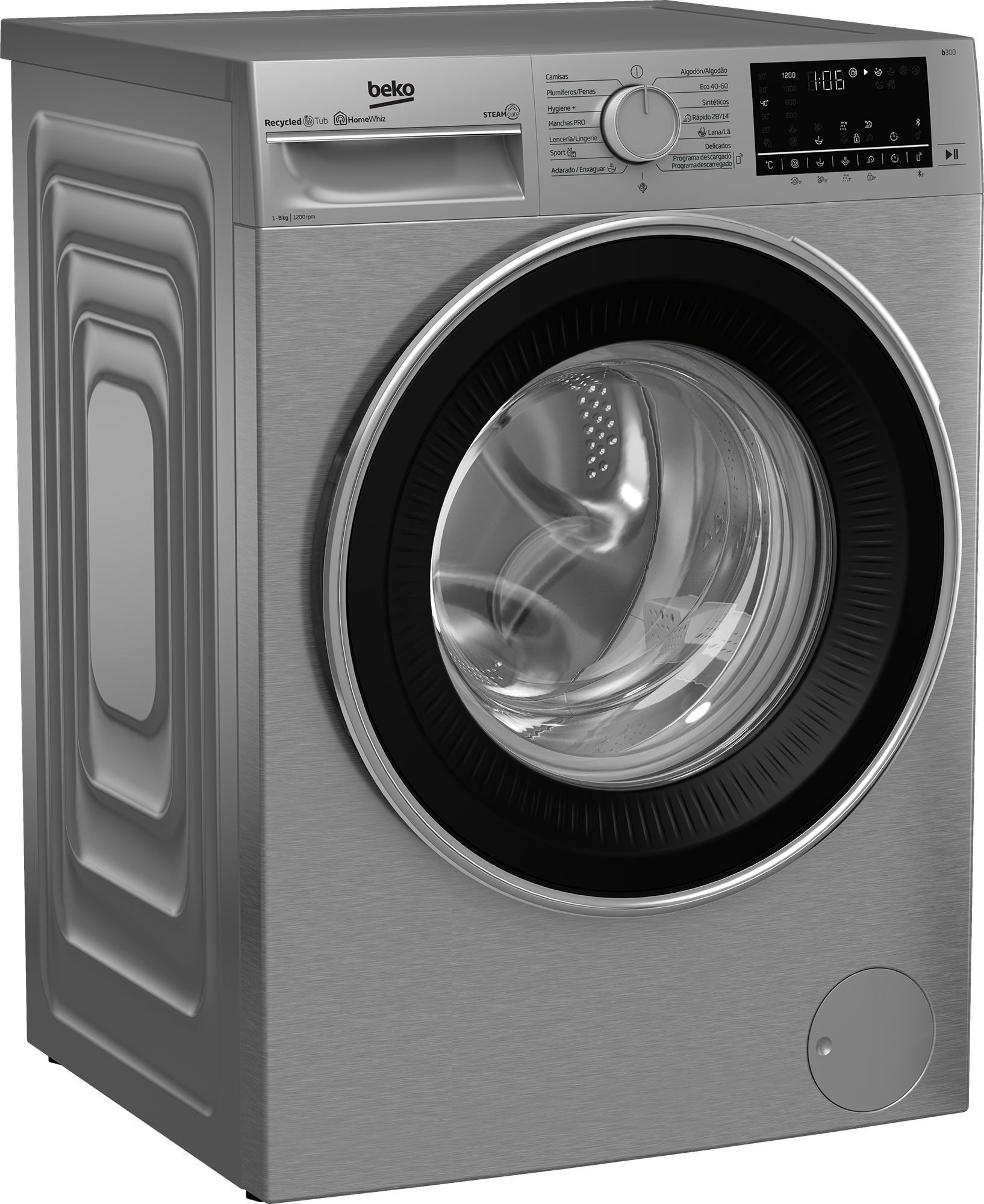 Beko B3WFT58220X washing machine Front-load – image 2