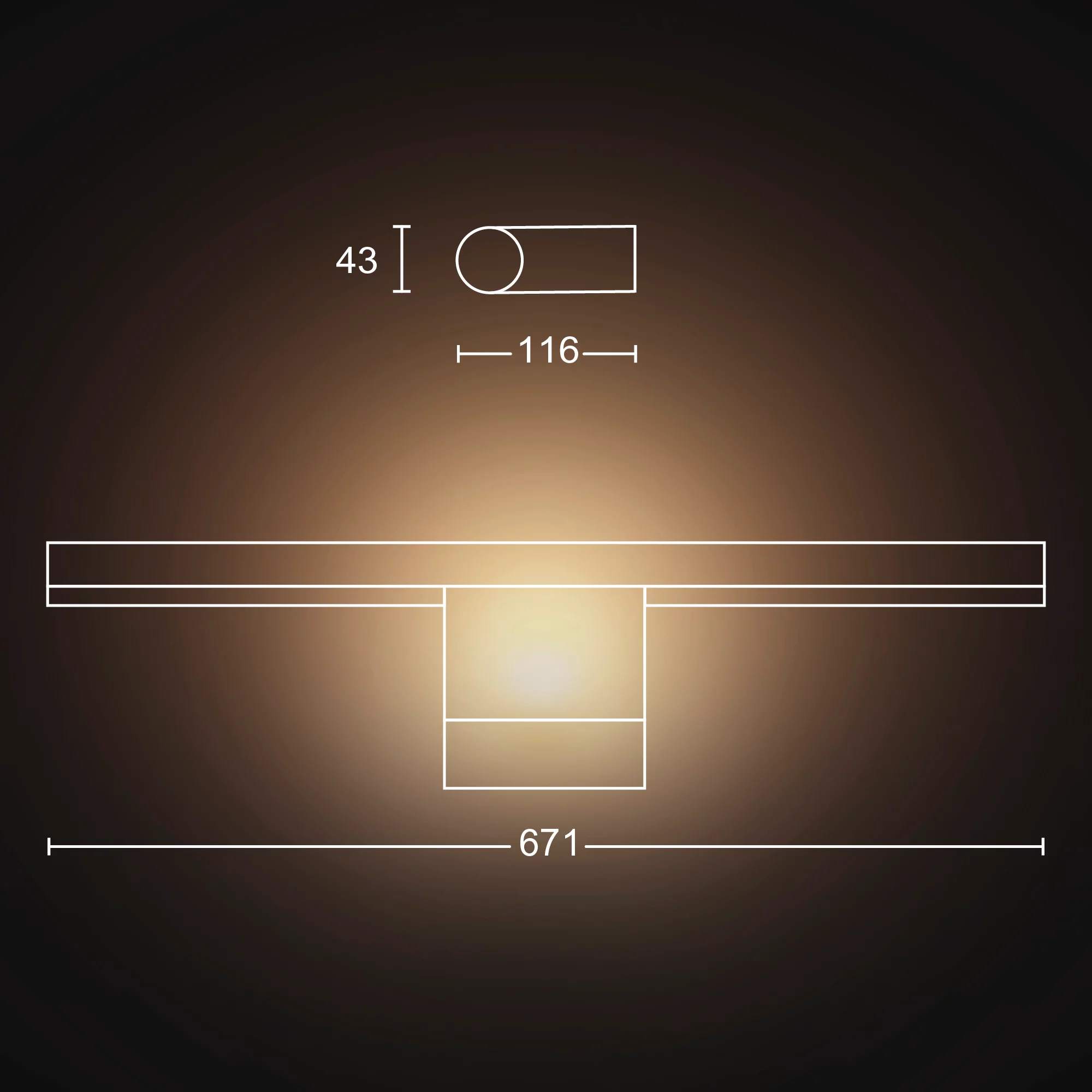 Philips by Signify Philips Hue White ambience Adore Bathroom mirror light – image 9