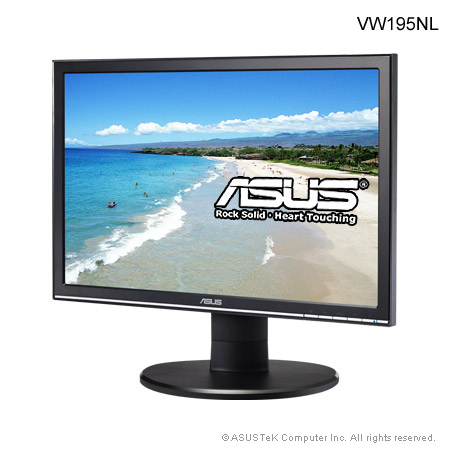 ASUS VW195NL computer monitor