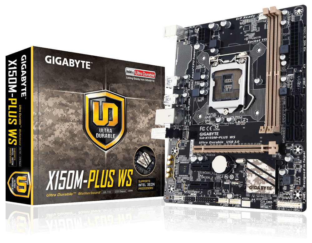 GIGABYTE GA-X150M-PLUS WS