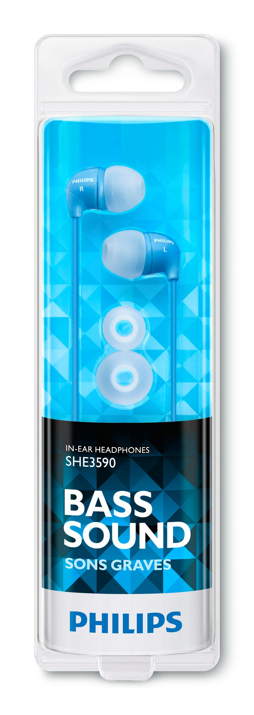 Philips In-Ear Headphones SHE3590BL/10 – image 2