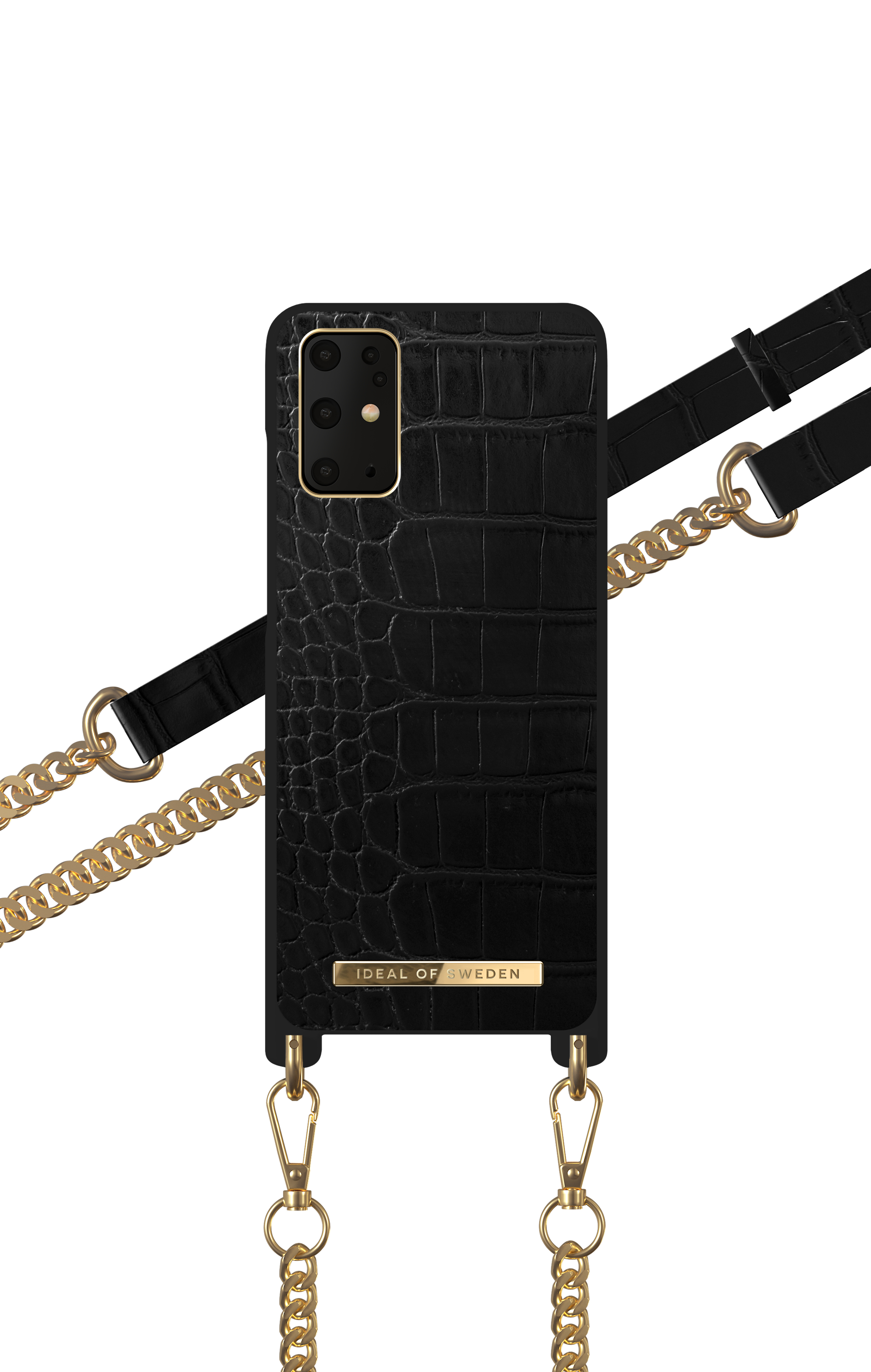 iDeal of Sweden Necklace Case Galaxy S20+ Jet Black Croco – image 4