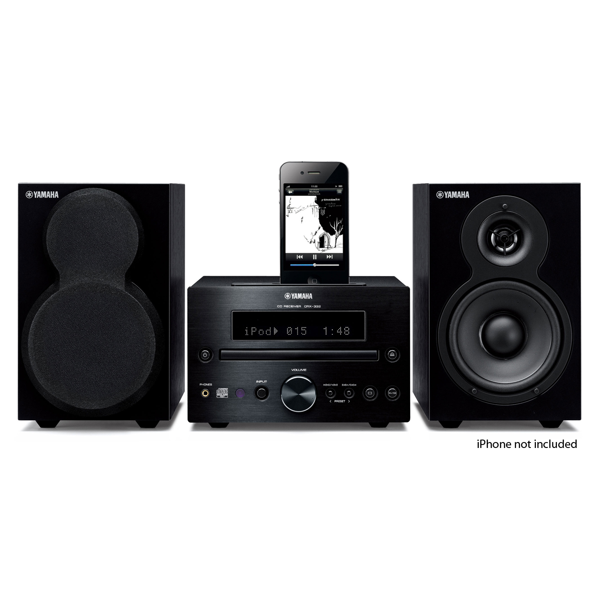 Yamaha MCR-232 40 W Black – image 2