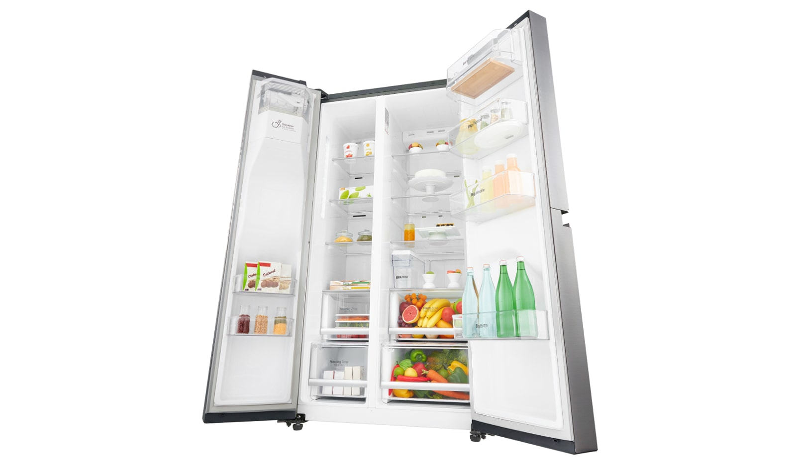 LG GSL761PZUZ side-by-side refrigerator Freestanding – image 8