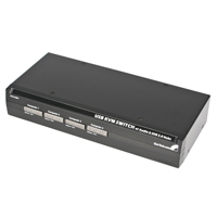 StarTech.com 4 Port USB Desktop KVM Switch with Audio Switching