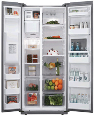 LG GW-P2321NS side-by-side refrigerator Freestanding Stainless steel – image 3