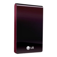 LG HXD1U32GR, 320GB External HDD, Red Wine