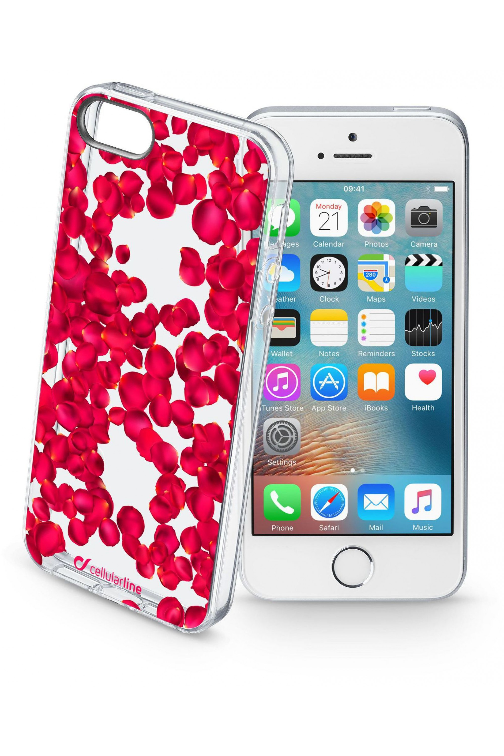 Cellularline Style case Rose - iPhone SE/5S/5