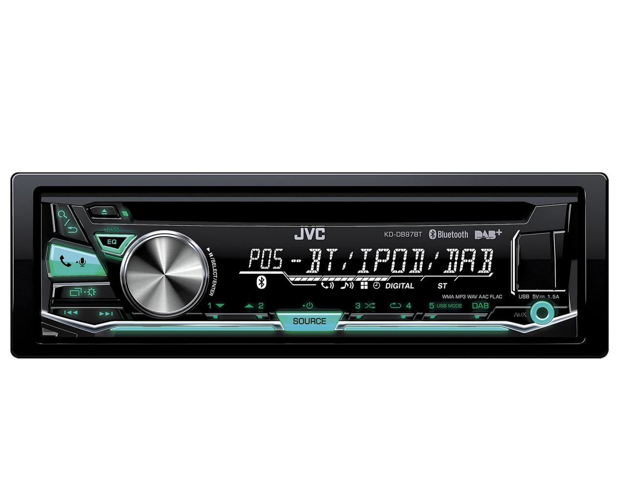 JVC KD-DB97BT car media receiver Black – image 5