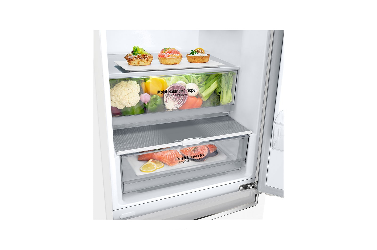 LG GBP62SWXCC fridge-freezer Freestanding – image 4