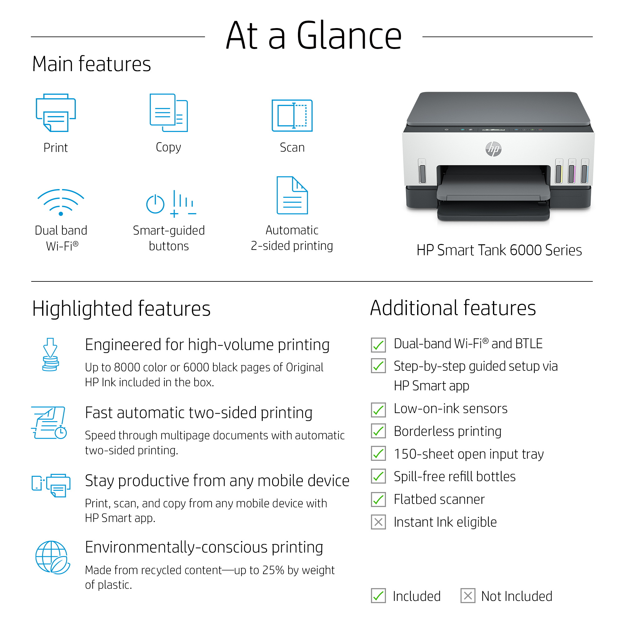 HP Smart Tank 6006 All in One Printer – image 4