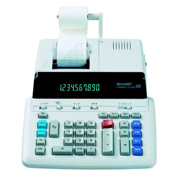 Sharp CS-2635CR calculator Printing