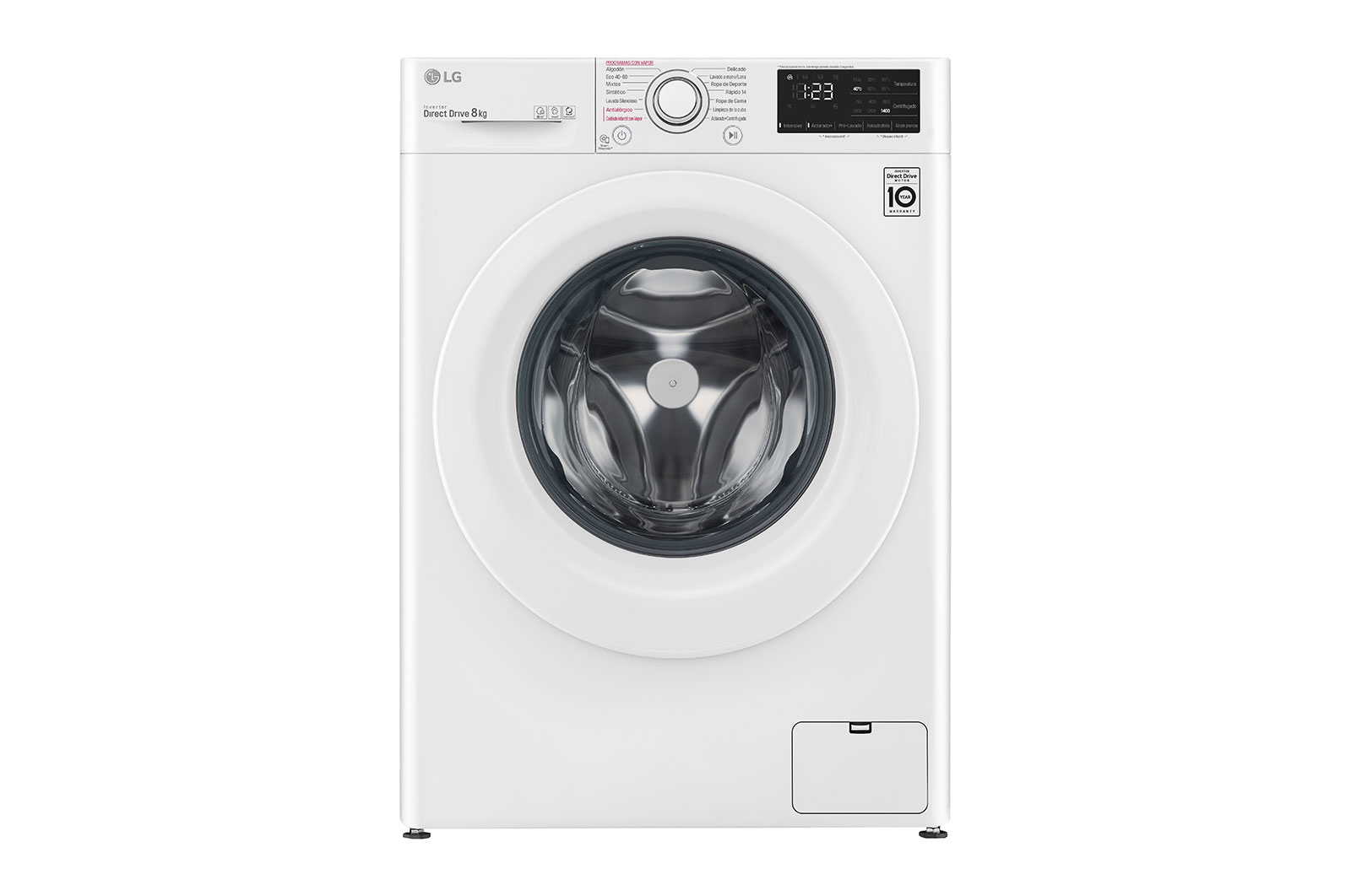 LG F4WV308S3BW washing machine Front-load