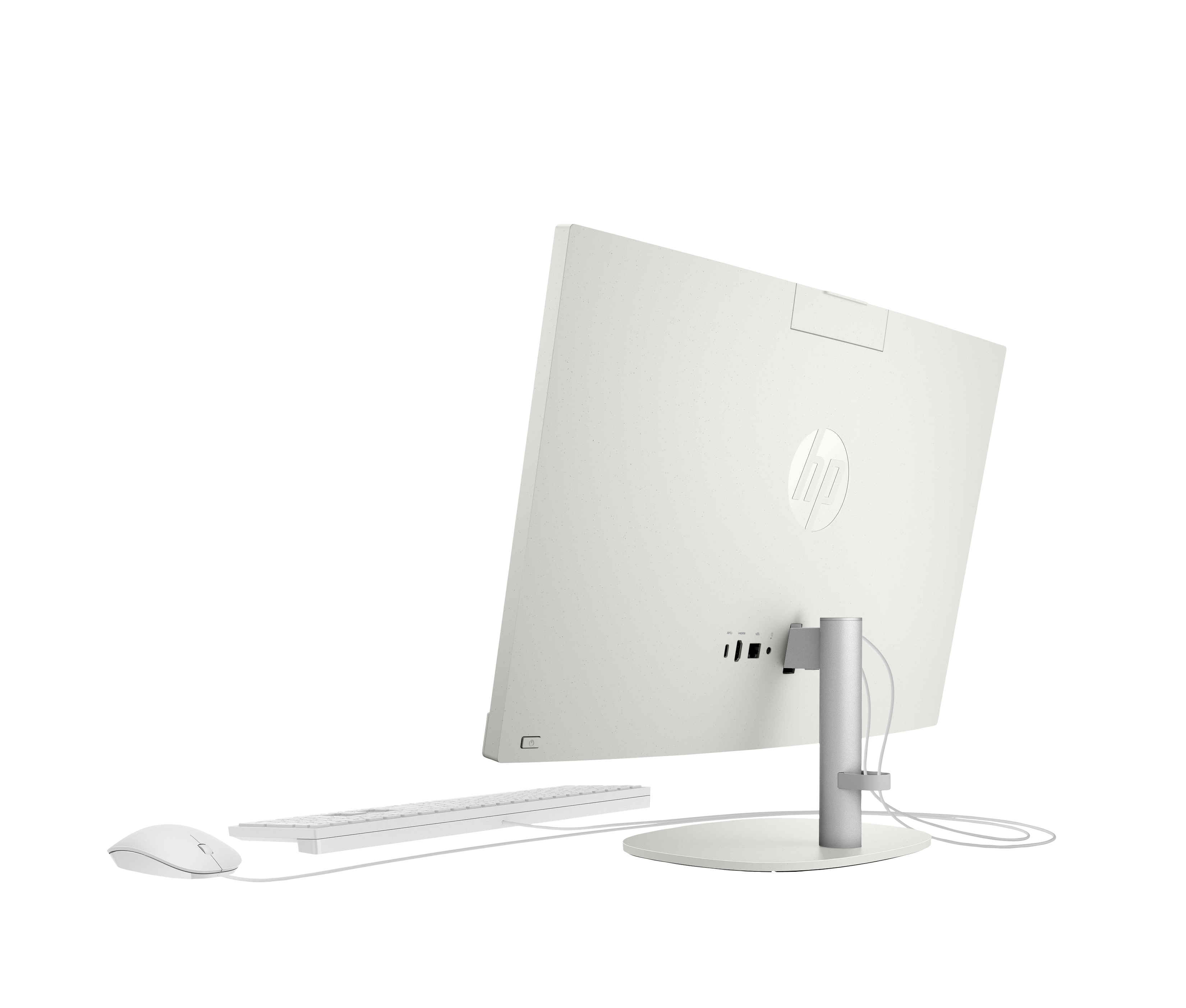 All in One - HP 24-cr0161ns 23,8" Full HD, AMD Ryzen™ 5 7520U, 16 GB RAM, 512 SSD, Gráficos Radeon™ 610M, Sin Sistema Operativo, Blanco - imagen 4