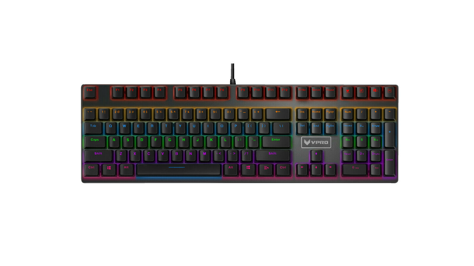 Hama V700S keyboard Gaming USB QWERTZ German Black – image 5
