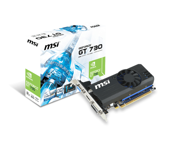 MSI N730K-2GD5LP/OC graphics card NVIDIA GeForce GT 730