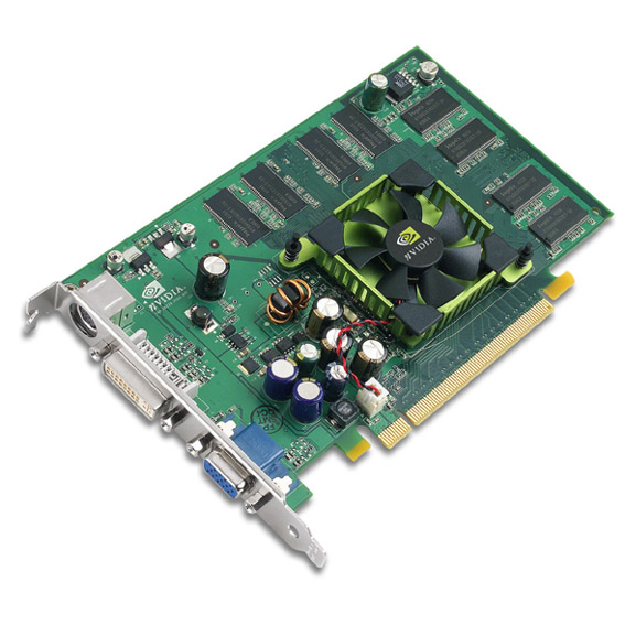 Fujitsu nVIDIAGeForce FX 6200 128MB Dual DVI VGA