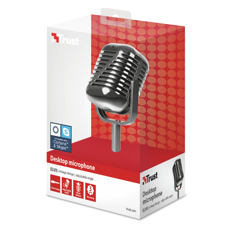 Trust 20111 microphone Black PC microphone – image 2