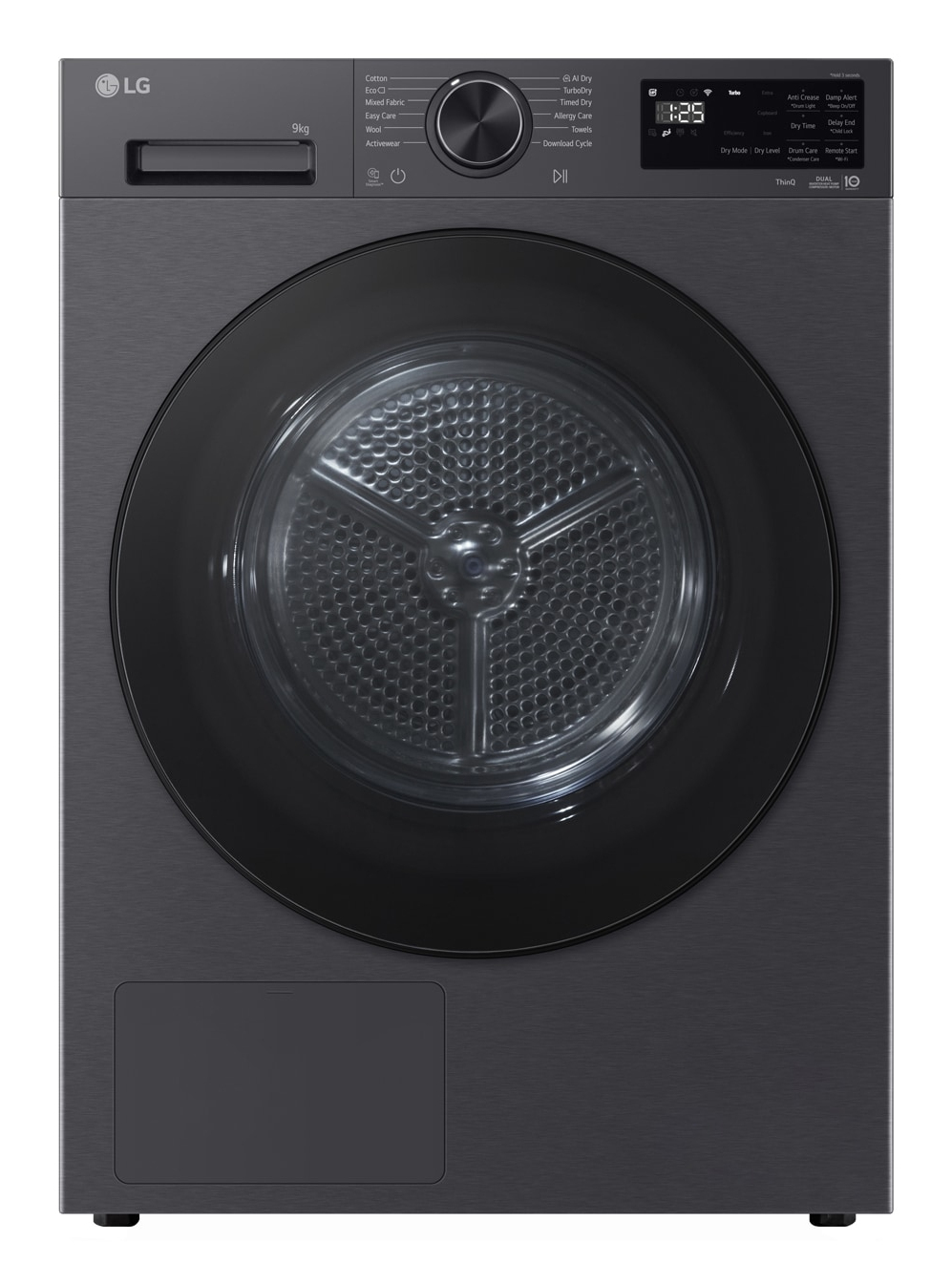 LG RHX5009TBB tumble dryer Freestanding Front-load – image 1