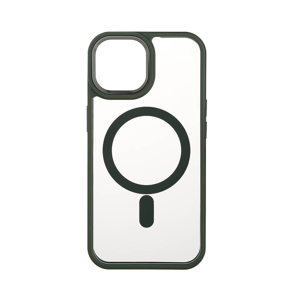 Onsala Phone Case Bumper MagSeries Green & Clear - iPhone 15