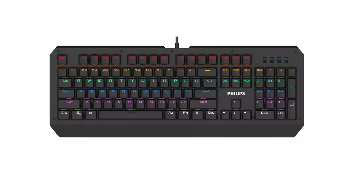 Philips G400 Series SPK8413/93 keyboard Gaming USB QWERTY Black